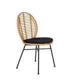 CHAIR K 472, NATURAL / BLACK order